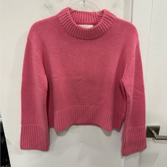Pink Crew Neck Sweater
